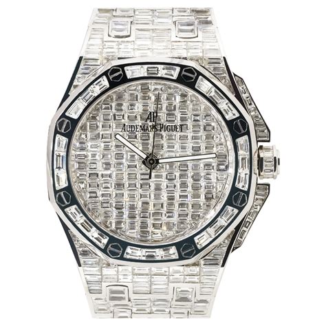 audemars piguet fake diamond watch|audemars piguet baguette diamonds price.